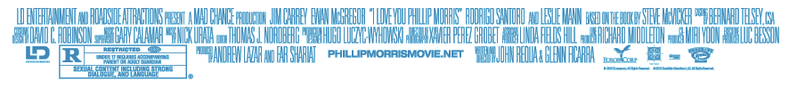 I Love You Phillip Morris Movie, Gay Comedy,  Credits, Jim Carrey, Ewan McGregor